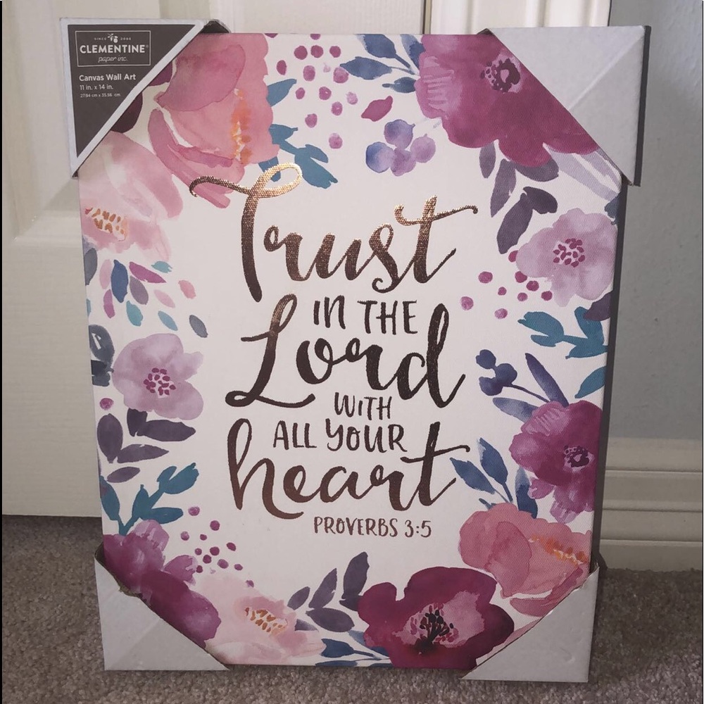 Wall Art Picture With Quote Written